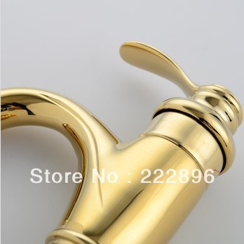 antique classic golden bathroom sink gold faucet basin mixer sanitary ware tap bathroom torneira benheiro - Click Image to Close