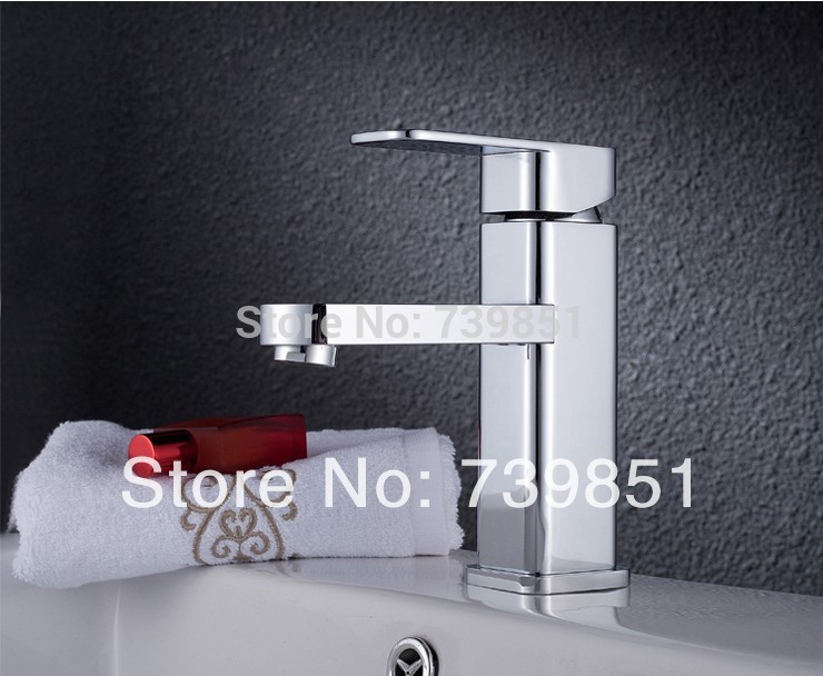 chrome deck mounted single handle thermostatic bathroom faucet basin mixer tap torneira banheiro grifo faucets,mixers & taps - Click Image to Close