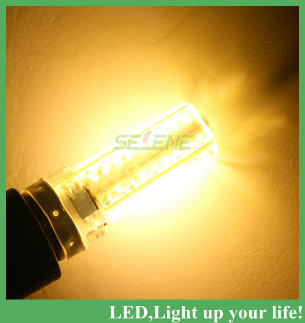 dimmable led lamp 6pcs/lot led e14 220v 7w light 3014smd 72led led bulb 220v 360 beam angle replace halogen lamp