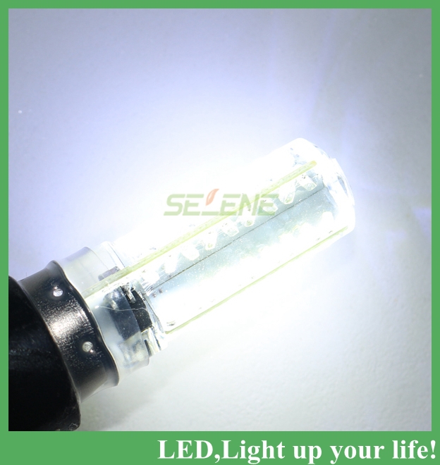 dimmable led lamp 6pcs/lot led e14 220v 7w light 3014smd 72led led bulb 220v 360 beam angle replace halogen lamp