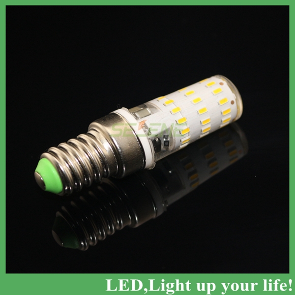 newest 220v led light e14 3014 chip real 360 degree led lamps 4w 42leds smd corn bulb silicone lighting 6ps/lot