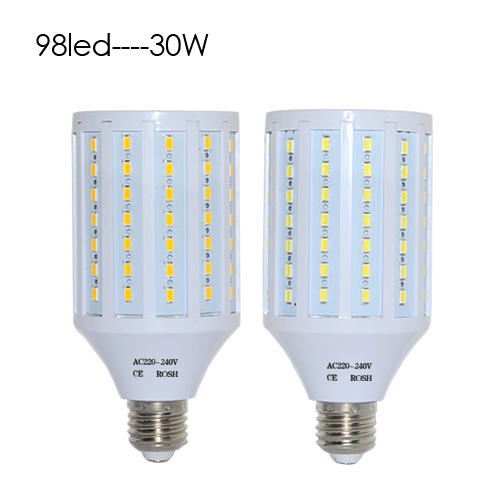 high power ac110v 127v 220v led lamp smd5730 5630 corn bulb light e27 e14 7w 12w 15w 25w 30w 40w 50w cob spotlight ceiling light