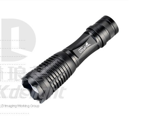 ultrafire 12w 1800 lm cree xm-l t6 focus adjustable zoom led mini flashlight torch( charger +holster )