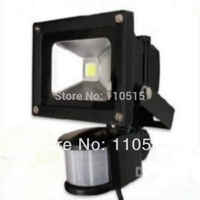 10w 20w 30w 50w 80w waterproof ip65 pir motion sensor led floodlight flood light for parki illumination