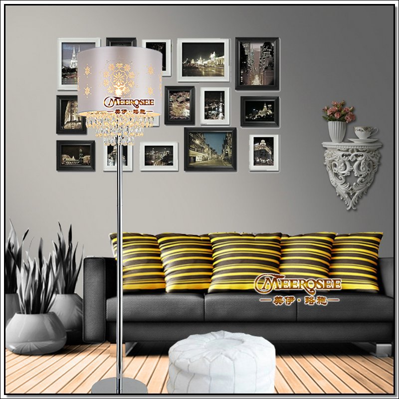 modern crystal floor lamp, floor stand light fixture fl10003 - Click Image to Close