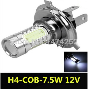 warm white/ white h4 7.5w high power led bulbs car fog lamp 12v cd00093/cd00094
