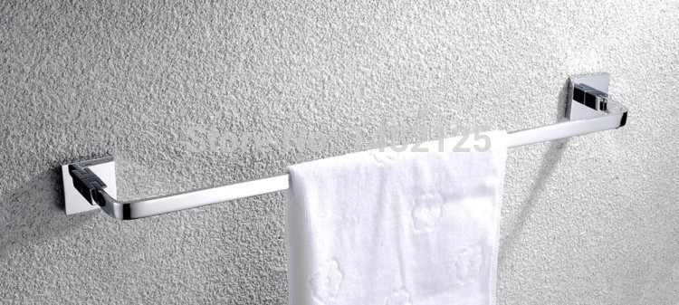 brass bath hardware sets & robe hook+single towel bar 3pcs/set bathroom accessory set - Click Image to Close
