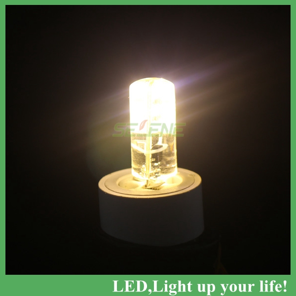 10pcs/lot super bright corn light g4 24leds smd 2835 ac220v 4w silicone led bulb mini spot lighting crystal chandelier lighting