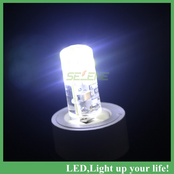 5pcs/lot ultra bright corn light g4 24leds smd 2835 ac220v 4w silicone led bulb mini spot lighting crystal chandelier lighting