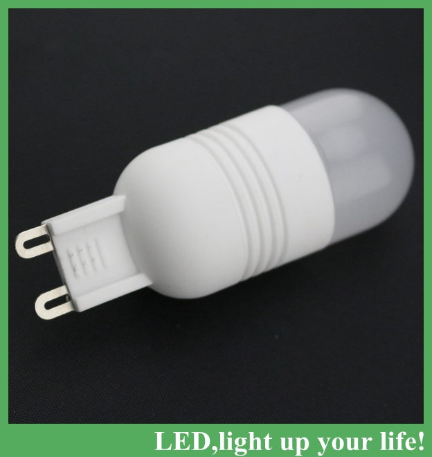 10pcs/lot factory price g9 led 220v 5w lamps mini ceramic bulb led light crystal light chandeliers led lighting
