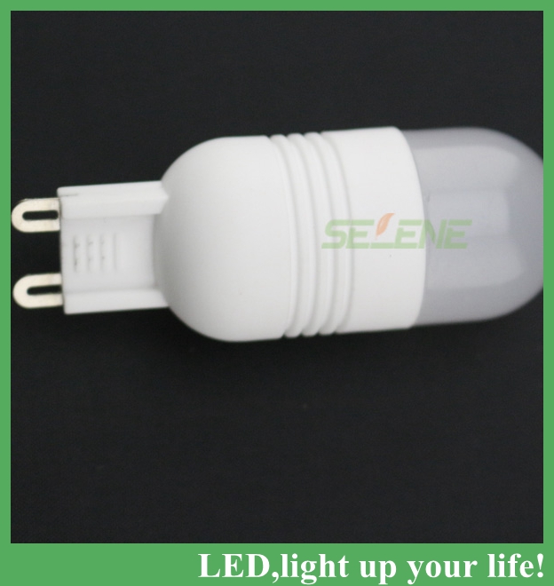 10pcs/lot factory price g9 led 220v 5w lamps mini ceramic bulb led light crystal light chandeliers led lighting