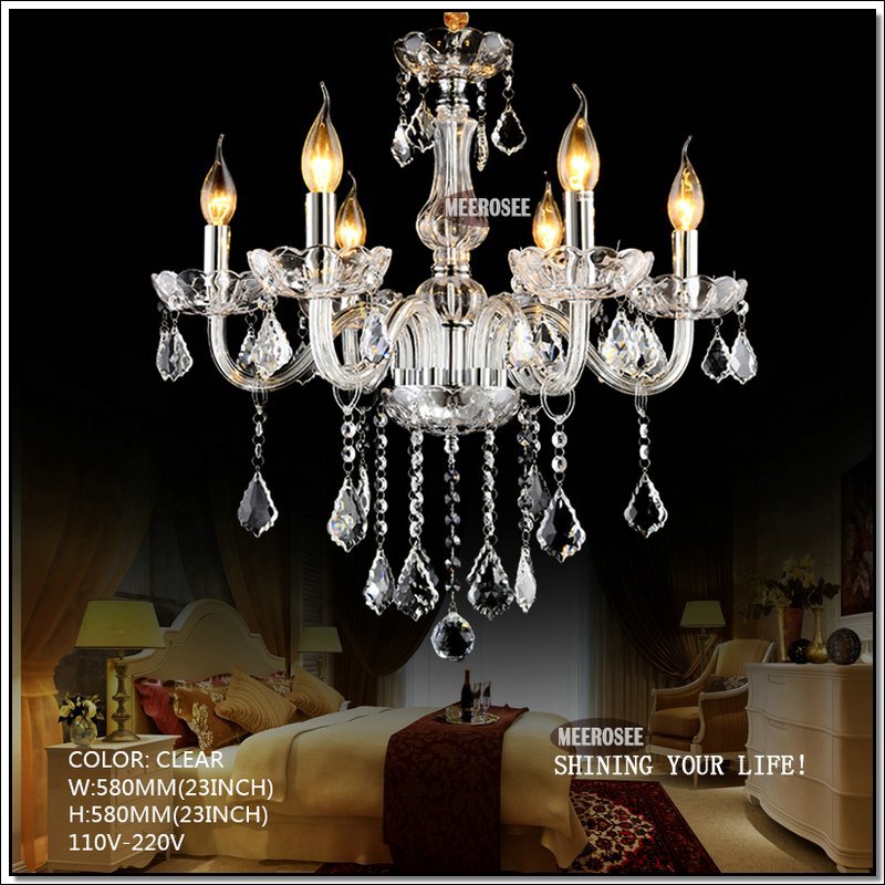 small crystal chandelier lamp fixture different color options candle glass chandelier lighting luster living room mds01