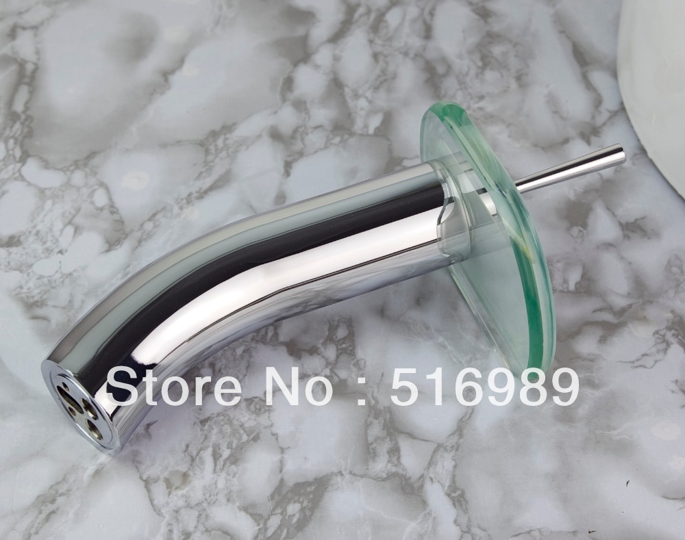 brand new deck mount single handle bathroom chrome wash basin faucet tree596 - Click Image to Close