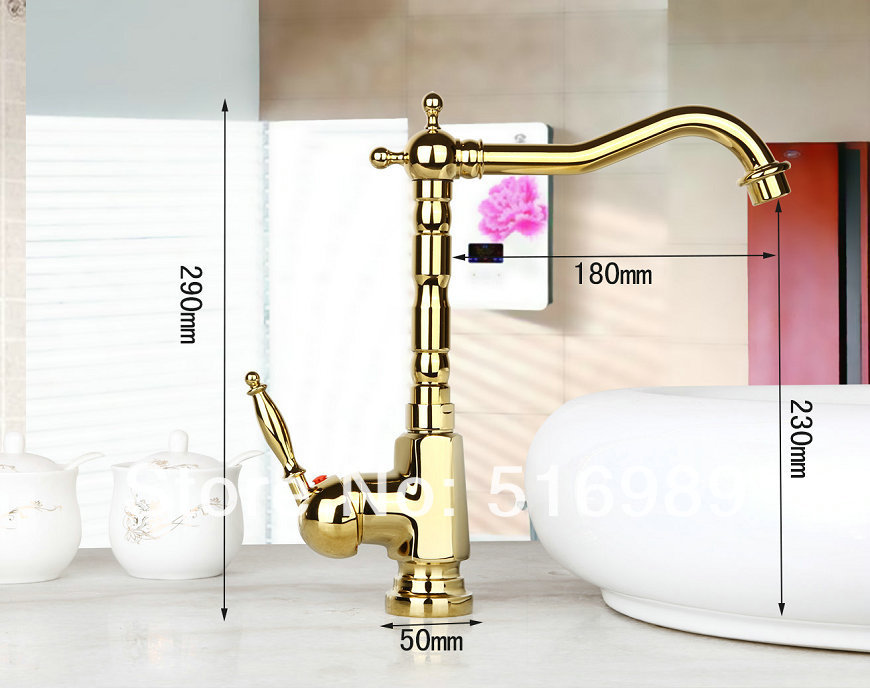 bathroom chrome deck mount single handle wash basin golden best quality bathroom bathtub tap faucet mixer 9830k/1