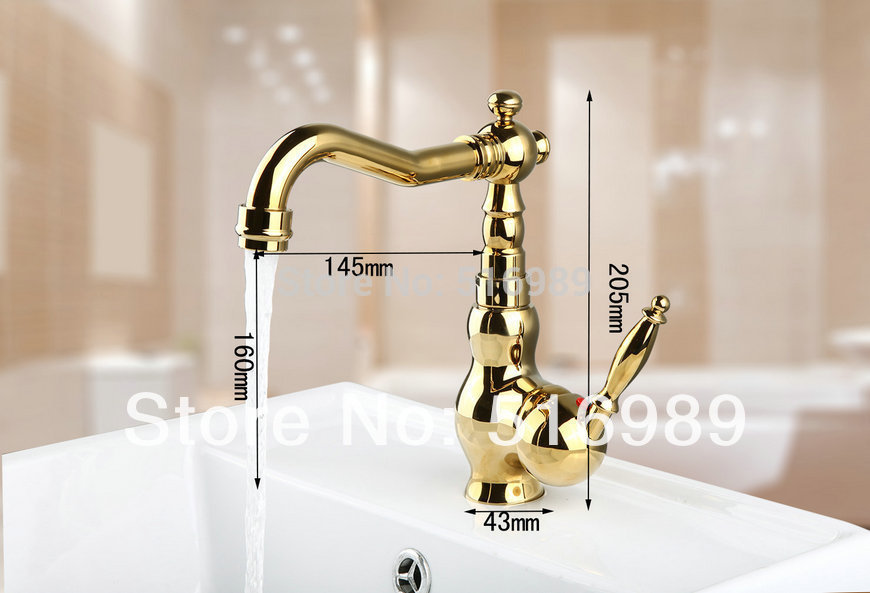 beautiful deck mounted luxury golden finish bathroom bathtub tap faucet mixer 8654k