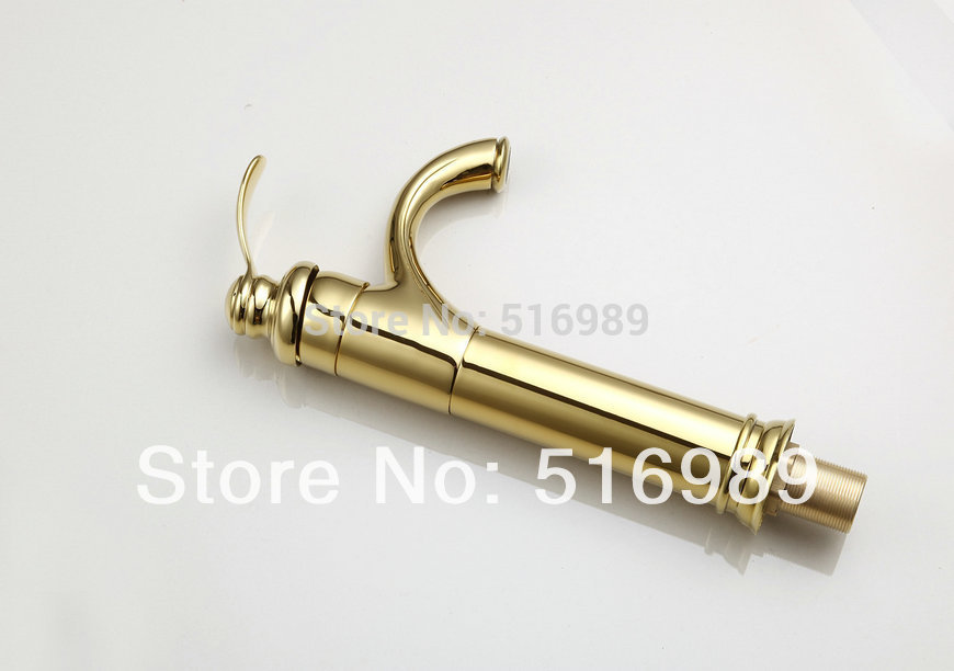 beautiful luxury golden finish bathroom bathtub tap faucet mixer 8652k - Click Image to Close