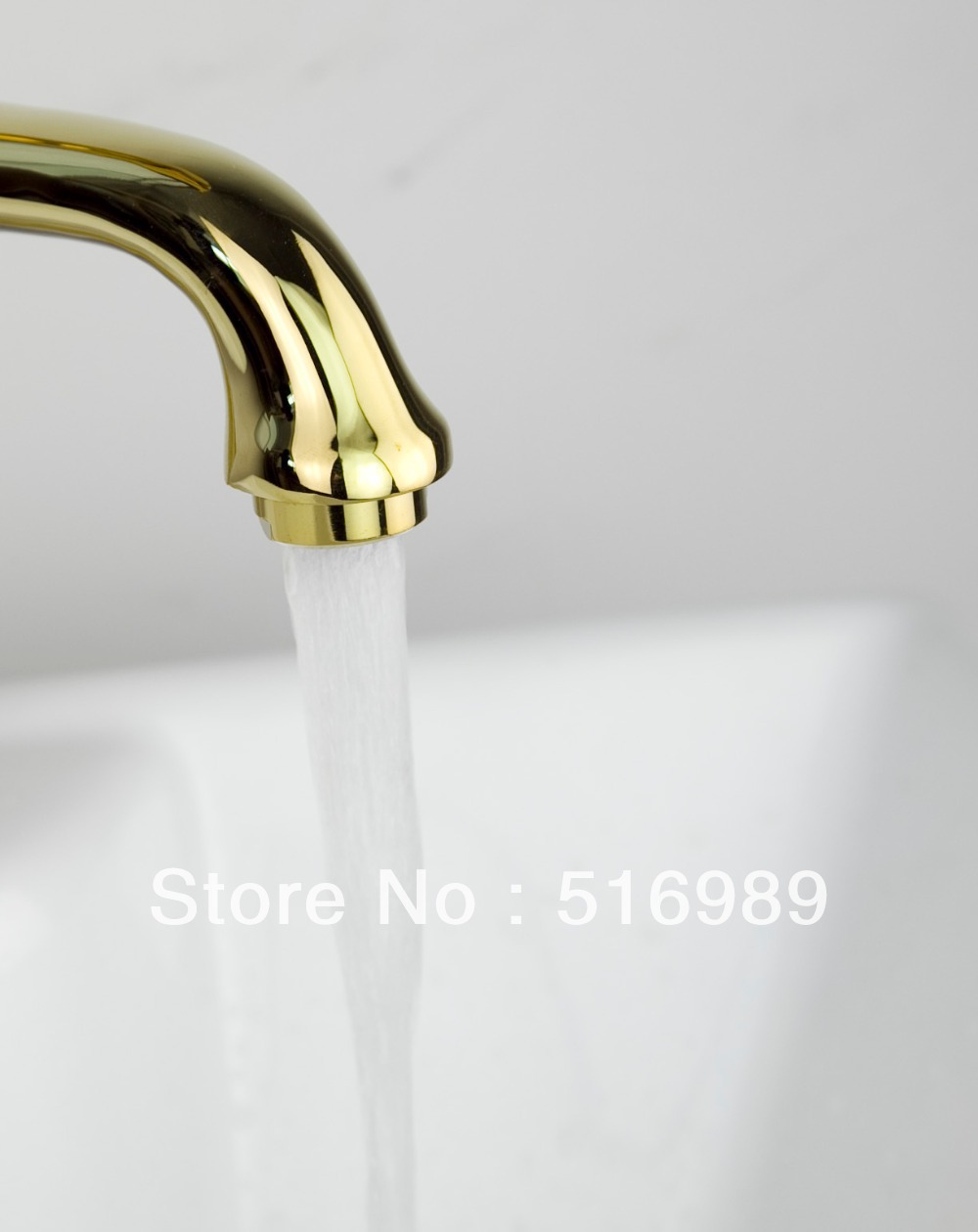 golden brass bathroom basin faucet deck mount vanity sink mixer tap 1 handle tree160
