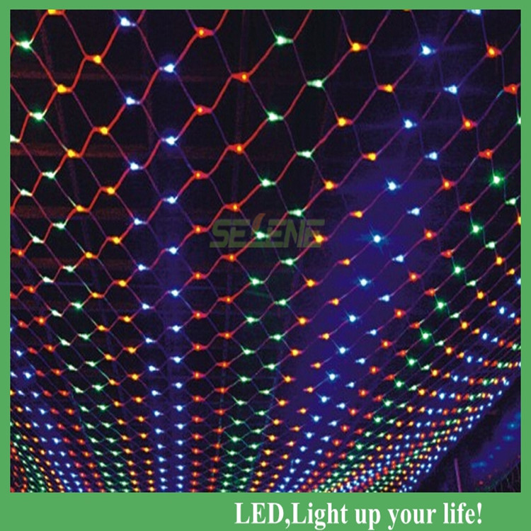 4pcs/lot 3m*2m net lights 200led net mesh decorative fairy lights twinkle lighting christmas wedding party eu 220v