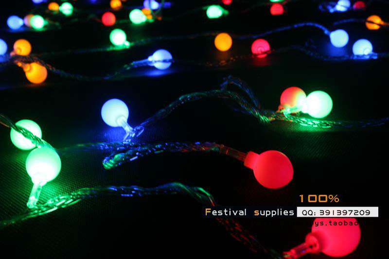 decoration led ball lamp string of lights christmas lights 10m/pack 100leds decoration waterproof110v 220v