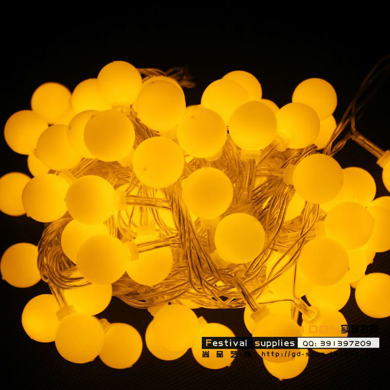indoor & outdoor led ball string light flash light wedding decoration led string lighting 10m/pack 100ledsac220v 110v