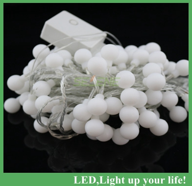 led decorative wedding decoration led string lighting 10m/pack 100leds led ball string lights indoor decoration 220v