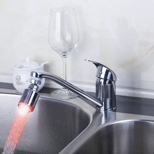 hello luxury 8393a bathroom kitchen sink led light 360 swivel water spout chrome lavatory torneira vessel brass tap mixer faucet