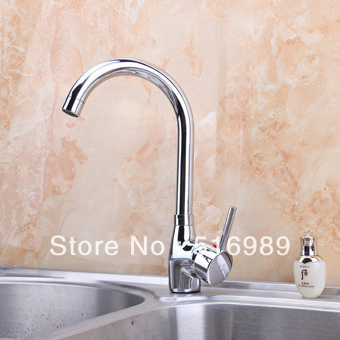 led light single hanle deck mount new chrome plated water tap basin kitchen bathroom wash basin faucet ys-8053