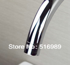 polished chrome swivel spout kitchen sink faucet pull out spray mixer tap mak264
