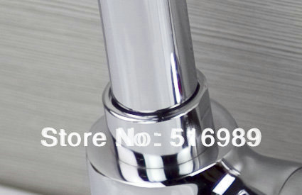 spray 360 degrees swivel spout kitchen faucet in polished chrome finish mak263