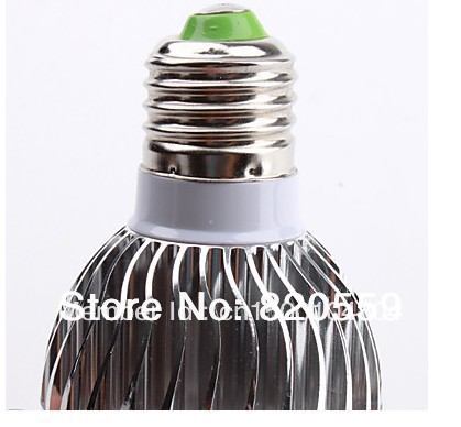 2piece/lot 300lumens e27 9w rgb light crystal led ball bulb (85-265)
