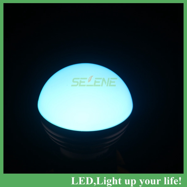 50pcs 3w rgb e27 16 colors led light bulb lamp spotlight led lighting bulb 85-265v + ir remote control
