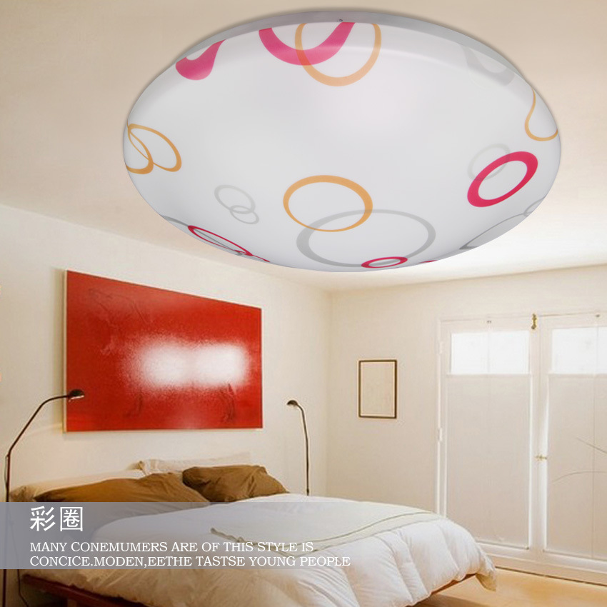 chinese new modern round ceiling light color circle lights