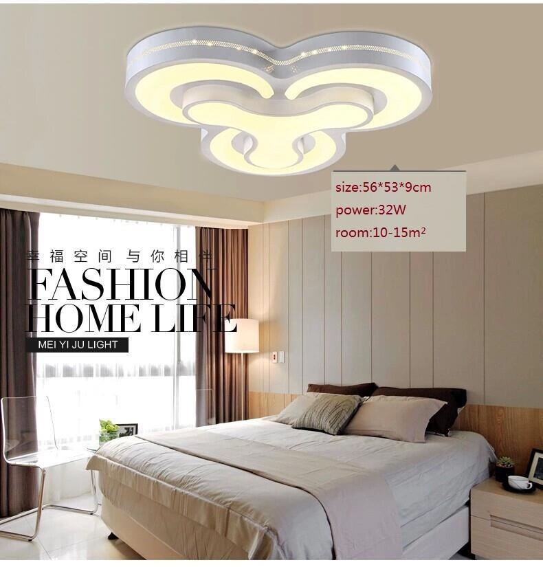 modern led ceiling light 48w led bedroom lamps 4heads for livingroom restaurant lamp balcony ceiling lights 90-260v