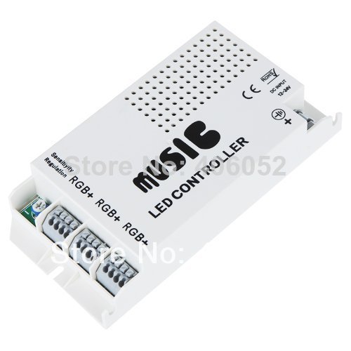 10set/lot 12-24v 24 keys wireless ir remote control led music sound control rgb led controller dimmer for rgb led strips