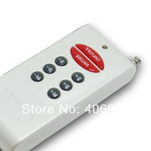 10set/lot whole plastic shell dc12v - 24v rf 8 key wireless remote controller for led strip