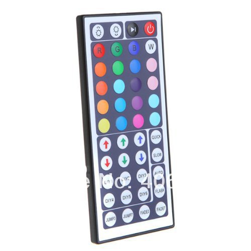 4pcs/lot dc 12v 44 key led ir remote controller for rgb smd 5050 3528 led strip light with auto memorizing function