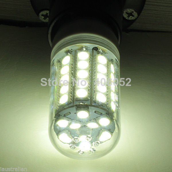 100pcs/lot ultra bright g9 e27 5050smd led lamp 220v 9w 59 led corn bulb light warm white/white