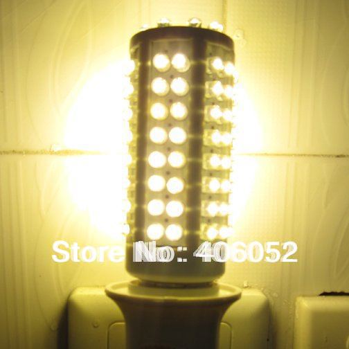 10pcs/lot whole e27 108 led corn bulb degree 360 7w lamp light 220v warm white pure white cool white