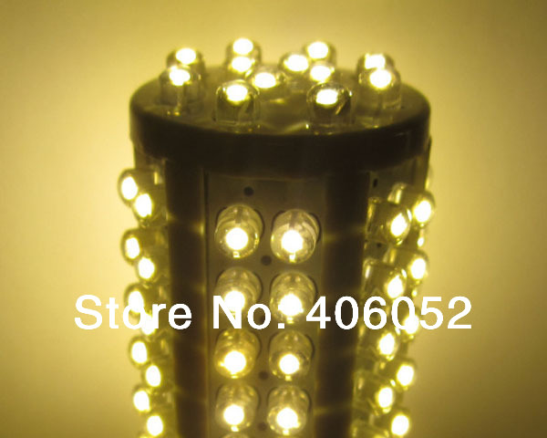 10pcs x whole ac 220-240v 108 led led bulb lamp e27 7w corn light lamparas warm white pure white