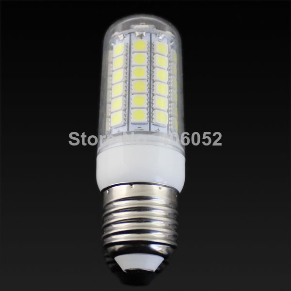 50pcs/lot 69leds smd5050 e27 12w led corn bulb light led lamp g9 220v white / warm white