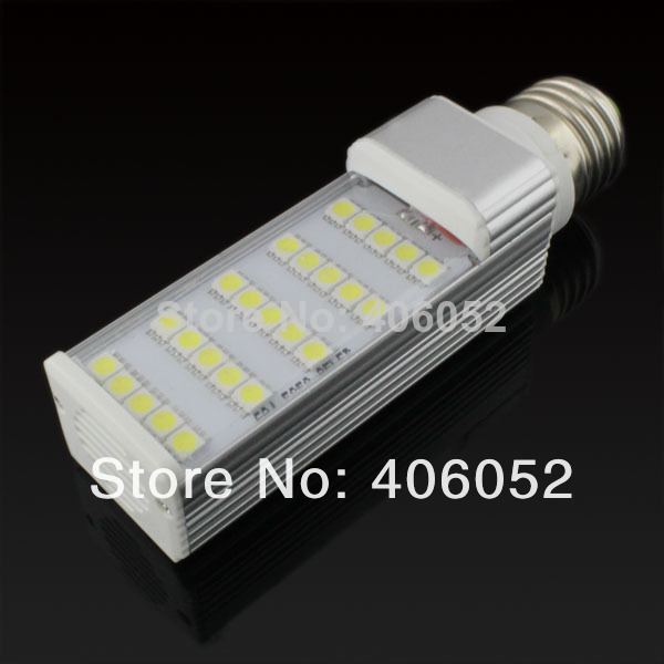 aluminum led corn light 5w 5050smd 25leds e27 g24 led lamp bulb lighting 220v 110v 240v