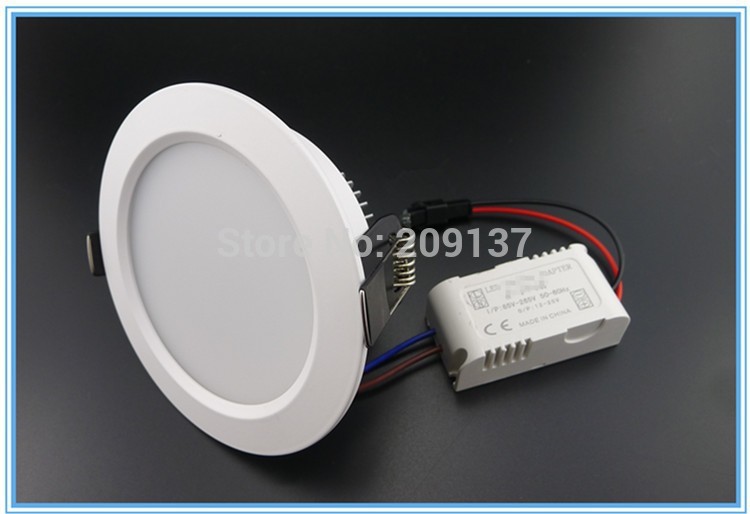 2pcs/lot led downlights 5w 7w 9w 12w 15w dimmable led ceiling recessed downlight 120 angle warm/cool white led lamps ac85-265v