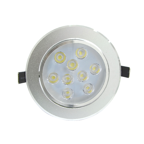 aluminum body 9 x 3w cree led ceiling lamp 27w recessed downlight ac 110v / 220v with led driver for home indoor lighting 4pcs - Click Image to Close