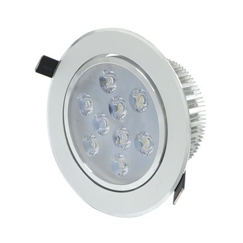 aluminum body 9 x 3w cree led ceiling lamp 27w recessed downlight ac 110v / 220v with led driver for home indoor lighting 4pcs - Click Image to Close