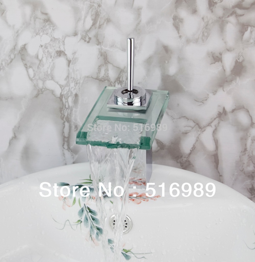 led faucet bathroom basin faucet mixer tap chrome finish 3 colors vanity faucet vessel sink faucet tree542