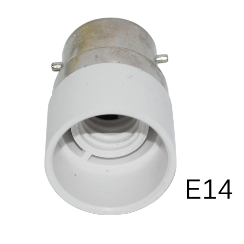 foxanon brand b22 to e14 adapter converter lamp adapter e14~b22 converter fire proof