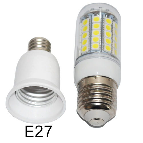 foxanon brand e17 lamp socket e17 to e27 adapter converter holder lamp base for led light bulbs lighting use 10pcs/lot