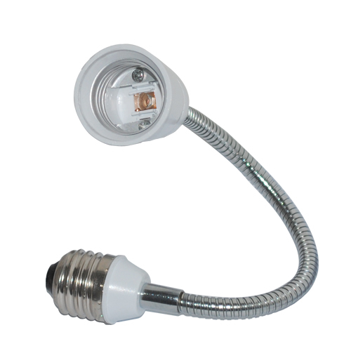 foxanon brand e27 to e27 flexible 30cm extend base led light adapter converter socket 10pcs/lot