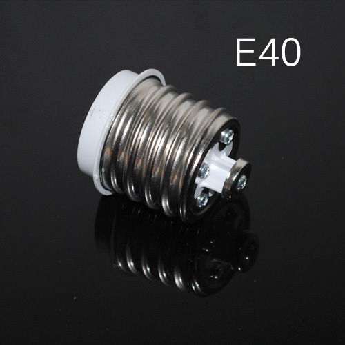 foxanon brand e40 to e27 base led halogen light lamp bulbs socket adapter converter e40-e27 lamp holder converter 1pcs/lot