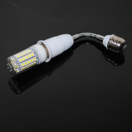 foxanon brand new 16cm e27 to e27 flexible extend base led light lamp adapter converter socket 10pcs/lot